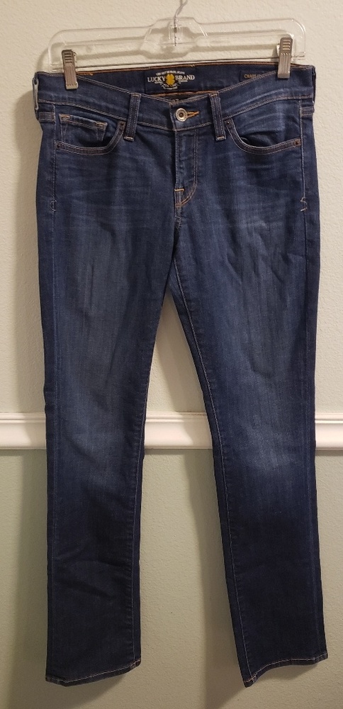 Lucky Brand Charlie Straight Ankle Jean's